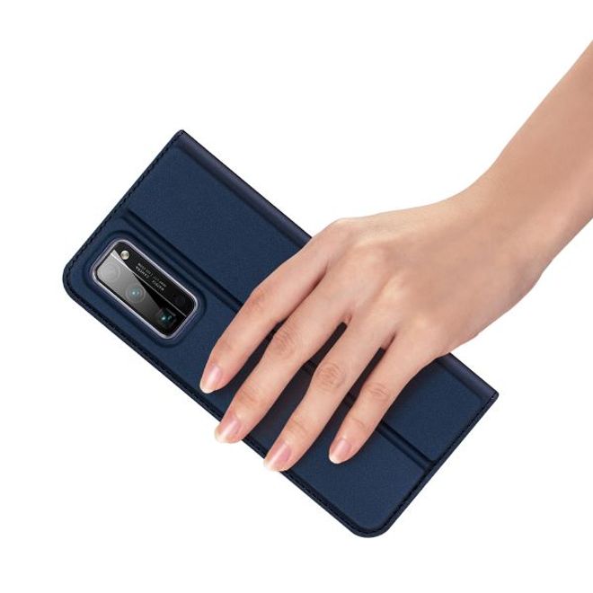 Dux Ducis - Huawei Honor 30 Pro / Honor 30 Pro Plus Hülle - Handy Bookcover - Skin Pro Series - blau