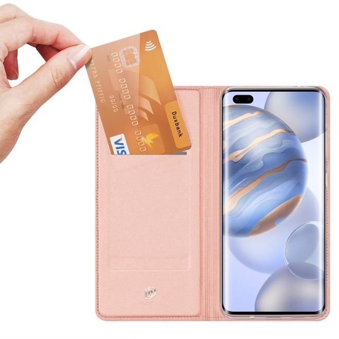 Dux Ducis - Huawei Honor 30 Pro / Honor 30 Pro Plus Hülle - Handy Bookcover - Skin Pro Series - rosegold