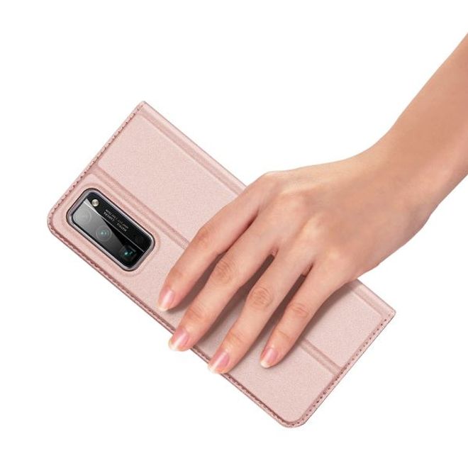 Dux Ducis - Huawei Honor 30 Pro / Honor 30 Pro Plus Hülle - Handy Bookcover - Skin Pro Series - rosegold