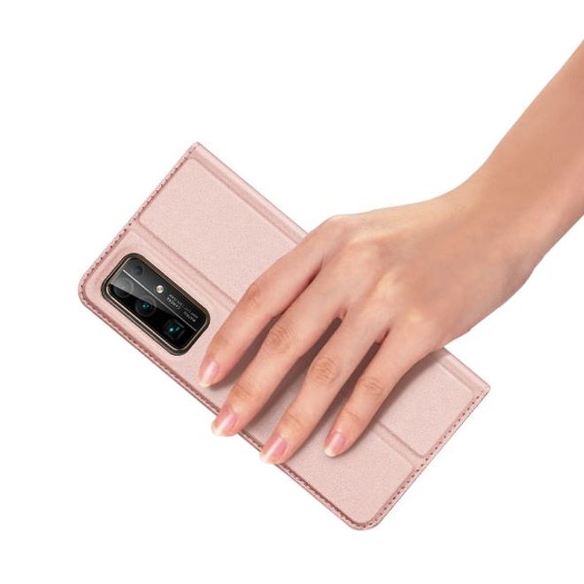 Dux Ducis - Huawei Honor 30 Hülle - Handy Bookcover - Skin Pro Series - rosegold