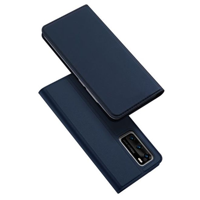 Dux Ducis - Huawei P40 Hülle - Handy Bookcover - Skin Pro Series - blau