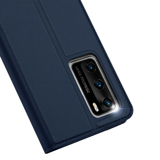 Dux Ducis - Huawei P40 Hülle - Handy Bookcover - Skin Pro Series - blau