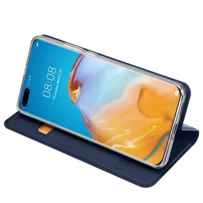 Dux Ducis - Huawei P40 Hülle - Handy Bookcover - Skin Pro Series - blau