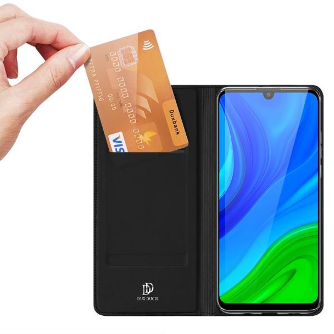 Dux Ducis - Huawei P smart 2020 Hülle - Handy Bookcover - Skin Pro Series - schwarz