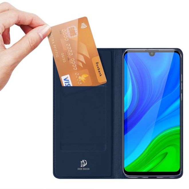 Dux Ducis - Huawei P smart 2020 Hülle - Handy Bookcover - Skin Pro Series - blau