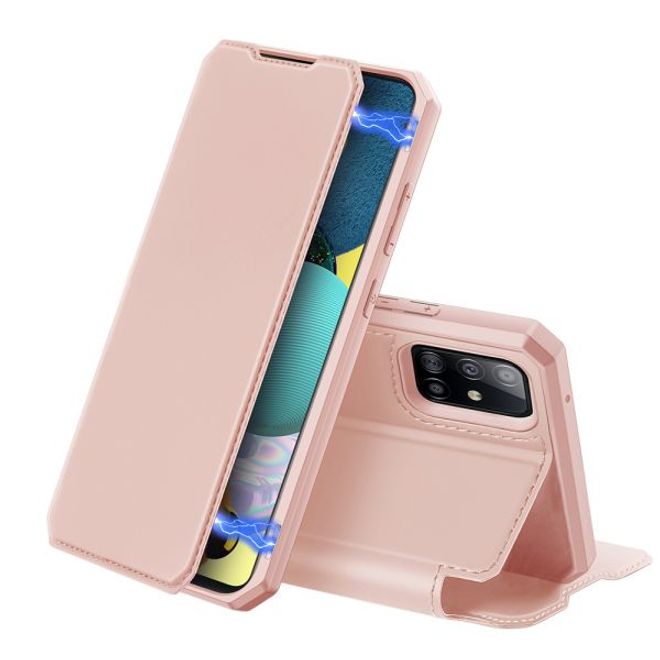 Dux Ducis - Samsung Galaxy A51 5G Hülle - Robustes Handy Bookcover - Skin X Series - pink