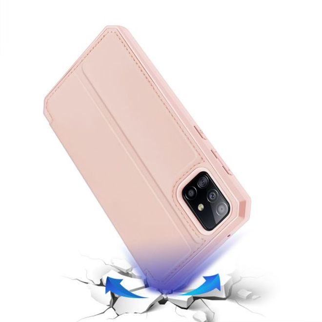 Dux Ducis - Samsung Galaxy A51 5G Hülle - Robustes Handy Bookcover - Skin X Series - pink