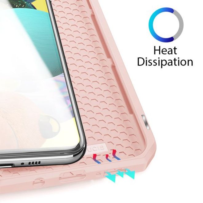 Dux Ducis - Samsung Galaxy A51 5G Hülle - Robustes Handy Bookcover - Skin X Series - pink