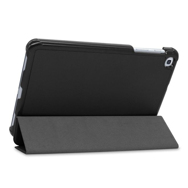 Samsung Galaxy Tab A 8.4 (2020) Hülle - Dreifach faltbares Leder Case - schwarz