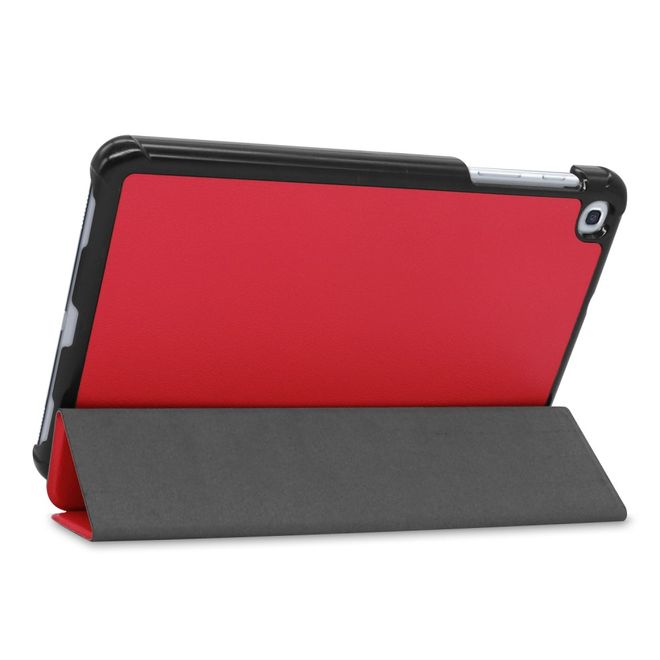 Samsung Galaxy Tab A 8.4 (2020) Hülle - Dreifach faltbares Leder Case - rot