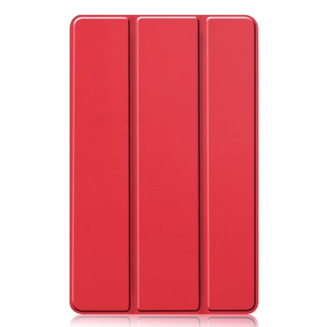 Samsung Galaxy Tab A 8.4 (2020) Hülle - Dreifach faltbares Leder Case - rot