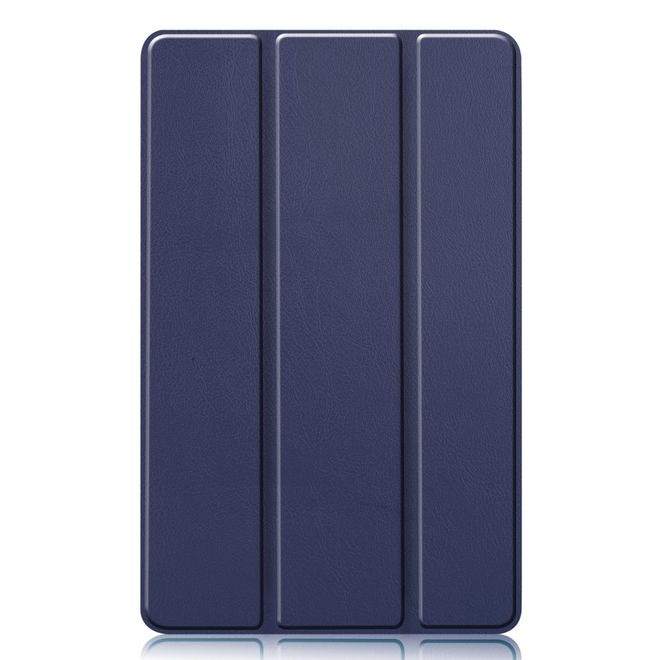 Samsung Galaxy Tab A 8.4 (2020) Hülle - Dreifach faltbares Leder Case - dunkelblau