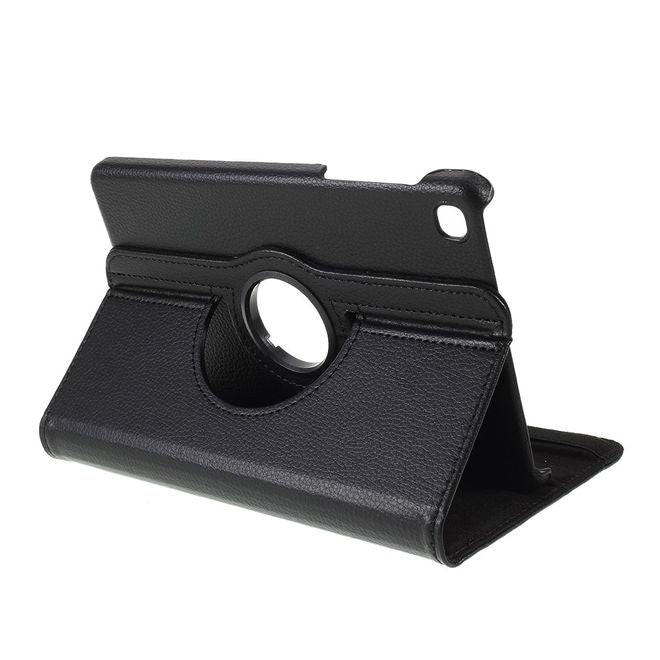 Samsung Galaxy Tab A 8.4 (2020) Hülle - 360° rotierbares Case aus Leder - schwarz