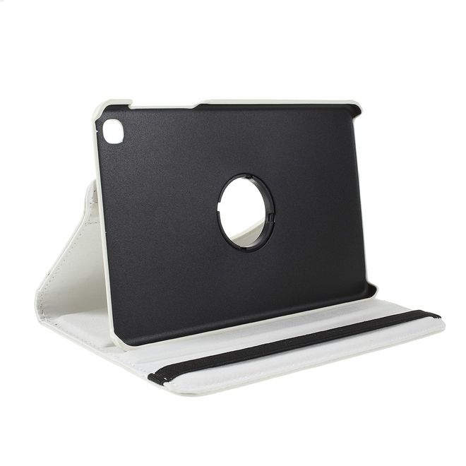 Samsung Galaxy Tab A 8.4 (2020) Hülle - 360° rotierbares Case aus Leder - weiss