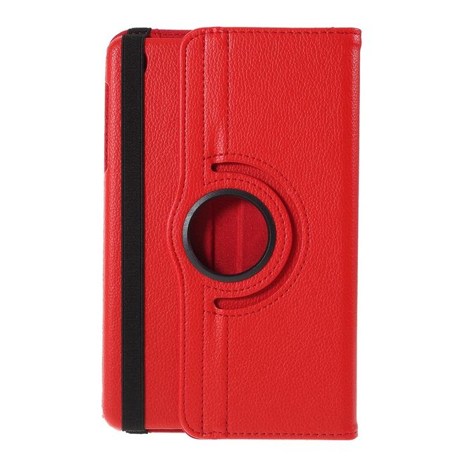 Samsung Galaxy Tab A 8.4 (2020) Hülle - 360° rotierbares Case aus Leder - rot