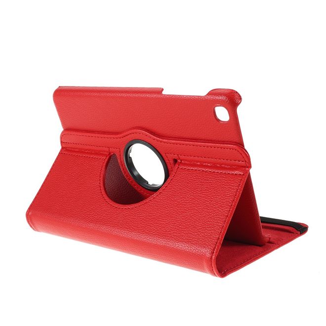 Samsung Galaxy Tab A 8.4 (2020) Hülle - 360° rotierbares Case aus Leder - rot