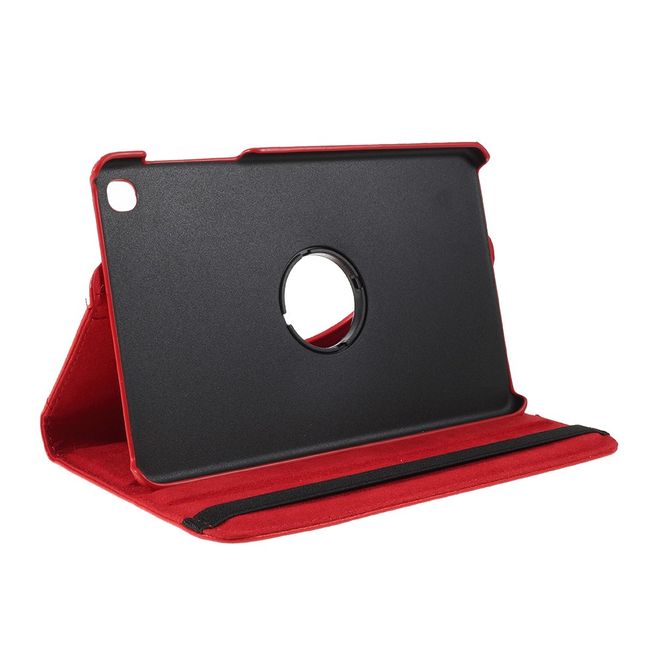 Samsung Galaxy Tab A 8.4 (2020) Hülle - 360° rotierbares Case aus Leder - rot