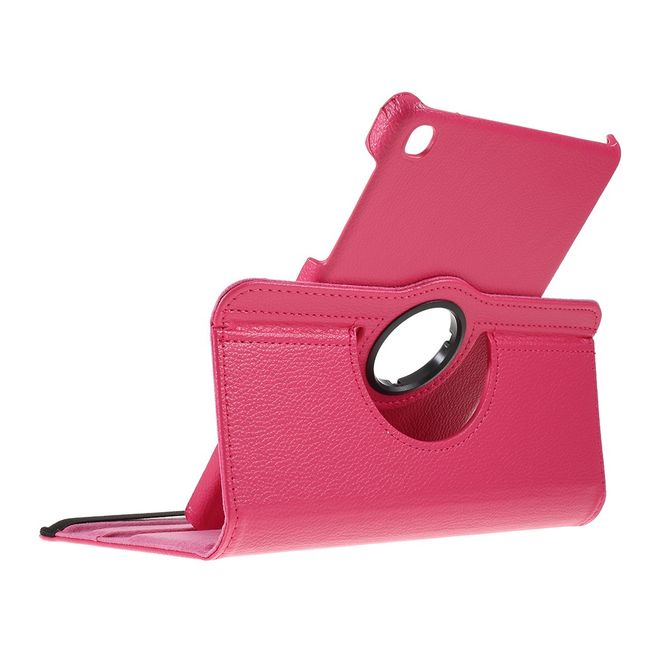 Samsung Galaxy Tab A 8.4 (2020) Hülle - 360° rotierbares Case aus Leder - rosa