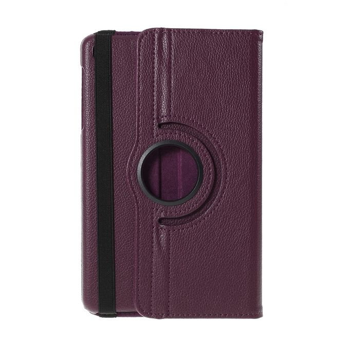 Samsung Galaxy Tab A 8.4 (2020) Hülle - 360° rotierbares Case aus Leder - purpur
