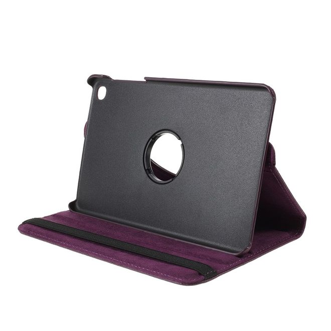 Samsung Galaxy Tab A 8.4 (2020) Hülle - 360° rotierbares Case aus Leder - purpur