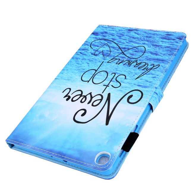 Samsung Galaxy Tab A 8.4 (2020) Hülle - Smart Kunstleder Case - mit Standfunktion - Never stop Dreaming