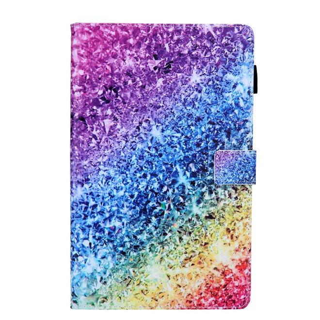 Samsung Galaxy Tab A 8.4 (2020) Hülle - Smart Kunstleder Case - mit Standfunktion - farbiger Glitter