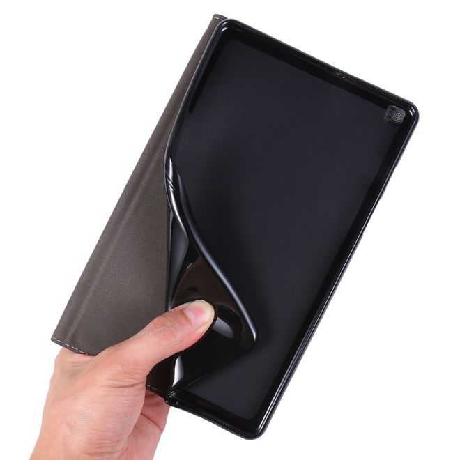 Samsung Galaxy Tab A 8.0 (2019) Hülle - Case aus Stoff/Kunstleder - mit Standfunktion - schwarz