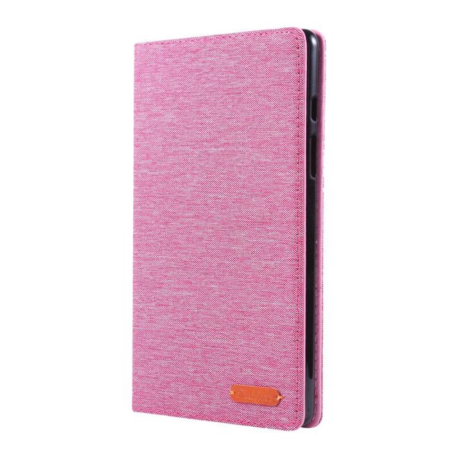 Samsung Galaxy Tab A 8.0 (2019) Hülle - Case aus Stoff/Kunstleder - mit Standfunktion - rosa