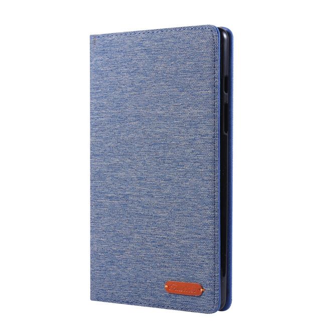 Samsung Galaxy Tab A 8.0 (2019) Hülle - Case aus Stoff/Kunstleder - mit Standfunktion - blau