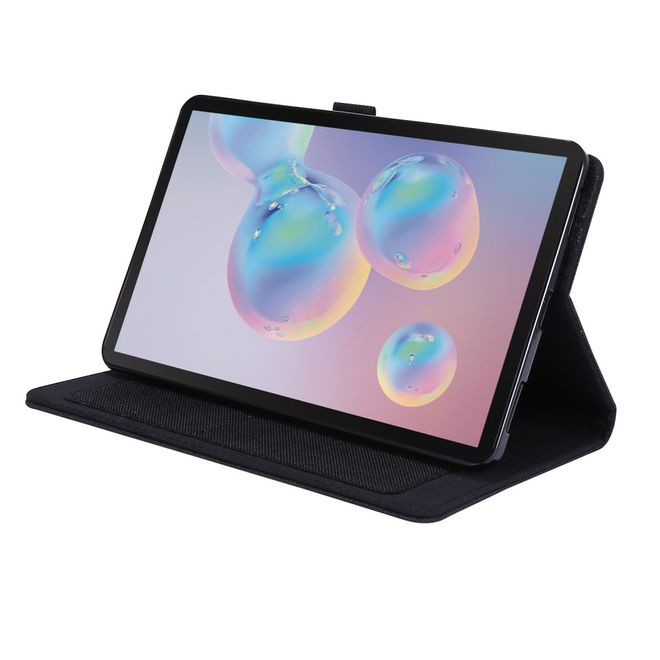 Samsung Galaxy Tab A 8.4 (2020) Hülle - Case aus Stoff/Kunstleder - mit Standfunktion - schwarz