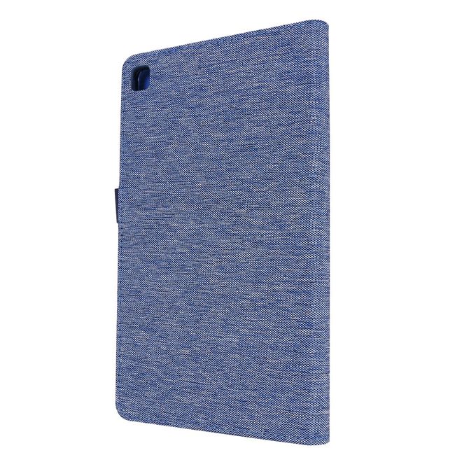Samsung Galaxy Tab A 8.4 (2020) Hülle - Case aus Stoff/Kunstleder - mit Standfunktion - blau