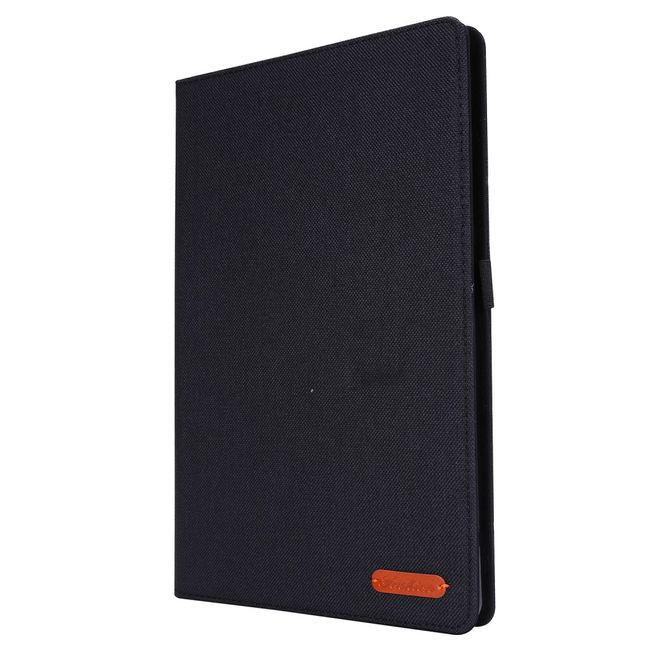 Samsung Galaxy Tab S6 Lite Hülle - Case aus Stoff/Kunstleder - mit Standfunktion - schwarz