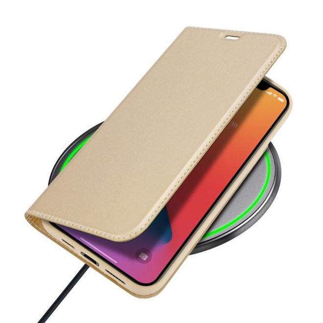 Dux Ducis - iPhone 12 Pro Max Hülle - Handy Bookcover - Skin Pro Series - gold