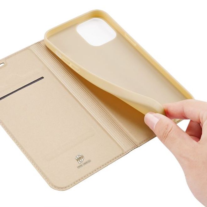 Dux Ducis - iPhone 12 Pro Max Hülle - Handy Bookcover - Skin Pro Series - gold
