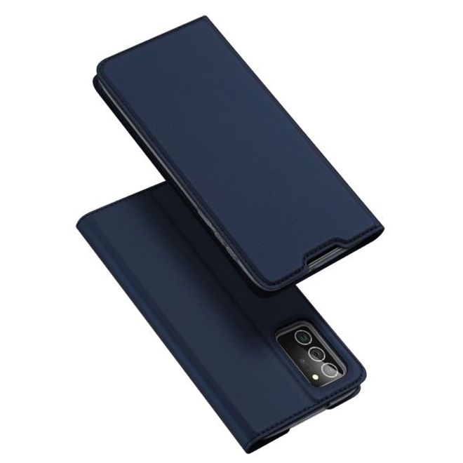 Dux Ducis - Samsung Galaxy Note 20 Hülle - Handy Bookcover - Skin Pro Series - blau