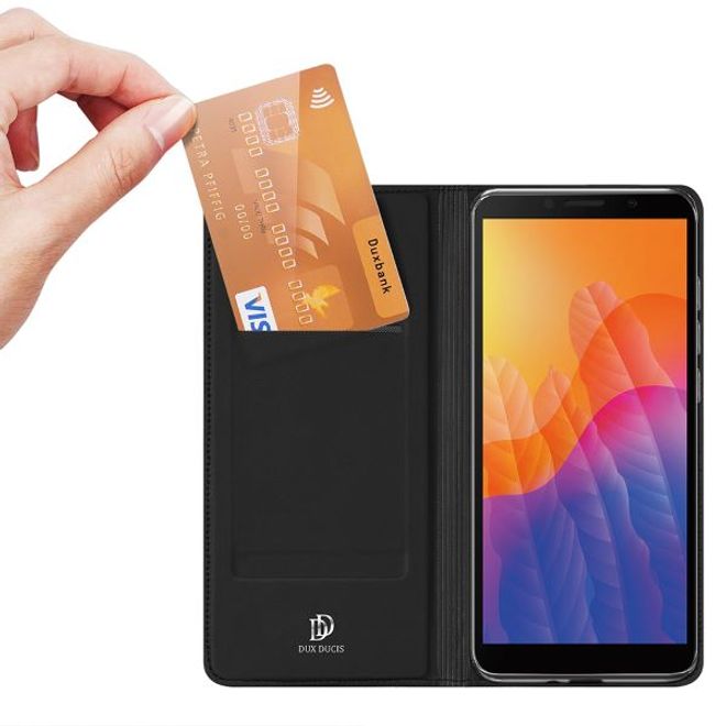 Dux Ducis - Huawei Y5p Hülle - Handy Bookcover - Skin Pro Series - schwarz