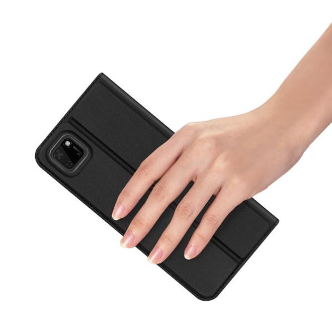 Dux Ducis - Huawei Y5p Hülle - Handy Bookcover - Skin Pro Series - schwarz