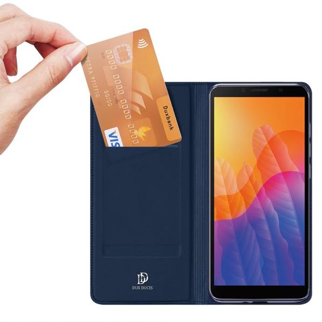 Dux Ducis - Huawei Y5p Hülle - Handy Bookcover - Skin Pro Series - blau