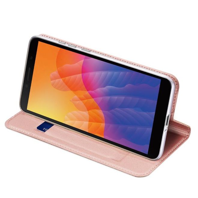 Dux Ducis - Huawei Y5p Hülle - Handy Bookcover - Skin Pro Series - rosegold