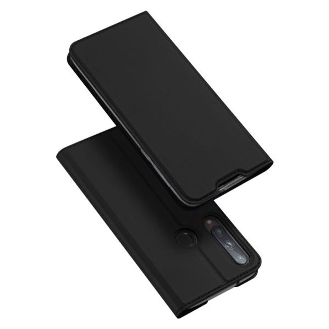 Dux Ducis - Huawei P40 Lite E Hülle - Handy Bookcover - Skin Pro Series - schwarz