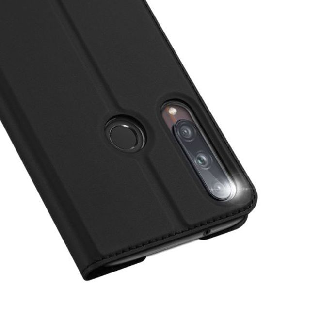 Dux Ducis - Huawei P40 Lite E Hülle - Handy Bookcover - Skin Pro Series - schwarz