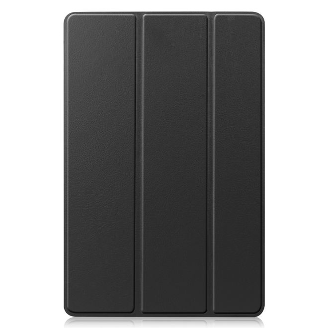 Samsung Galaxy Tab S7 Hülle - Dreifach faltbares Leder Case - schwarz