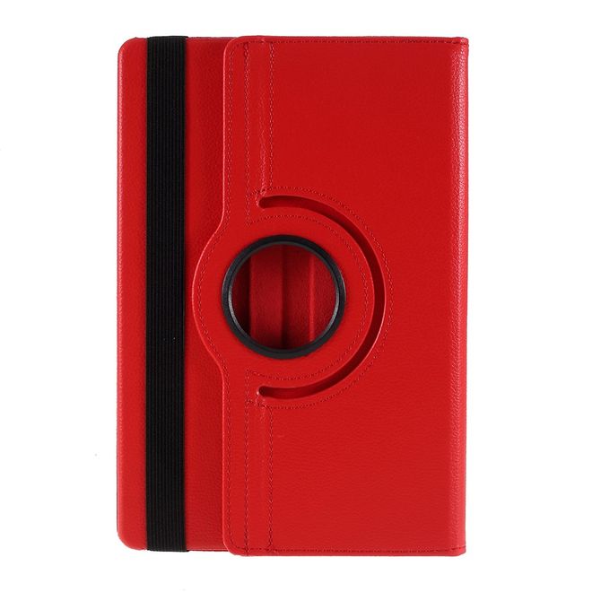 Samsung Galaxy Tab S7 Hülle - 360° rotierbares Case aus Leder - rot