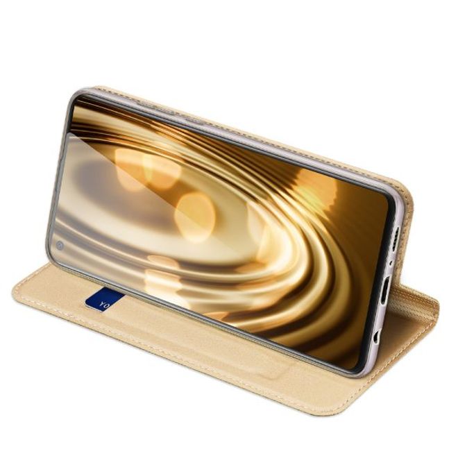Dux Ducis - Samsung Galaxy A21s Hülle - Handy Bookcover - Skin Pro Series - gold