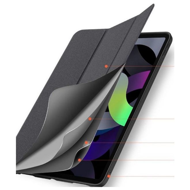 Dux Ducis - iPad Air (2022) / iPad Air (2020) Hülle - Apple Pencil Schutzfach - Domo Series - schwarz