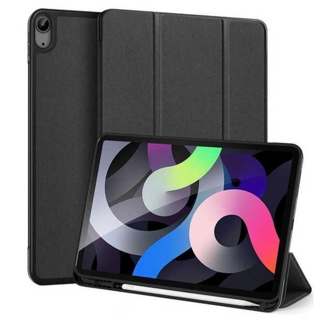 Dux Ducis - iPad Air (2022) / iPad Air (2020) Hülle - Apple Pencil Schutzfach - Domo Series - schwarz