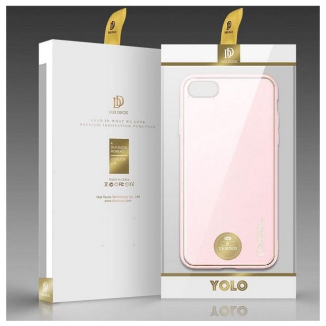 Dux Ducis - iPhone SE (2022) / SE (2020) / 8 / 7 Hülle - Handy Bookcover - Yolo Series - rosa