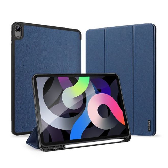 Dux Ducis - iPad Air (2022) / iPad Air (2020) Hülle - Apple Pencil Schutzfach - Domo Series - blau