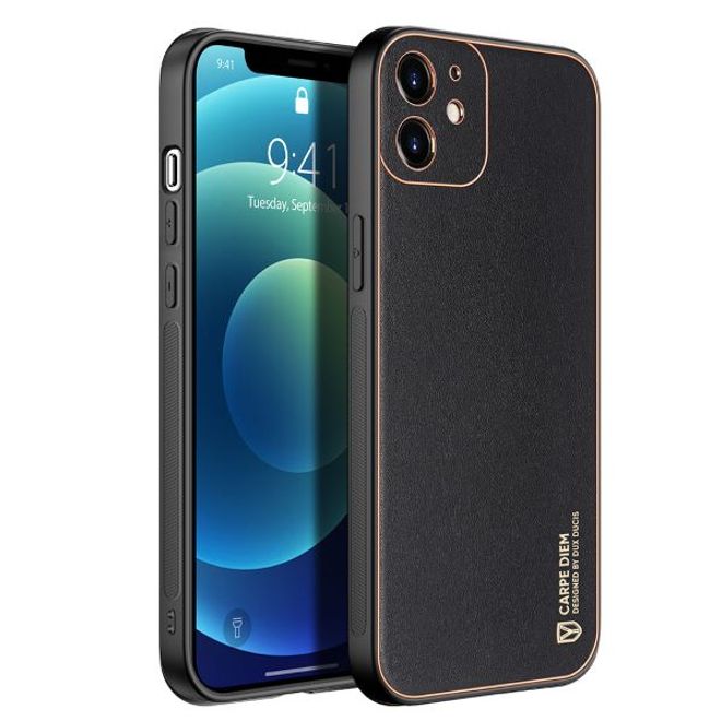 Dux Ducis - iPhone 12 mini Hülle - Edles Hardcase - Yolo Series - schwarz
