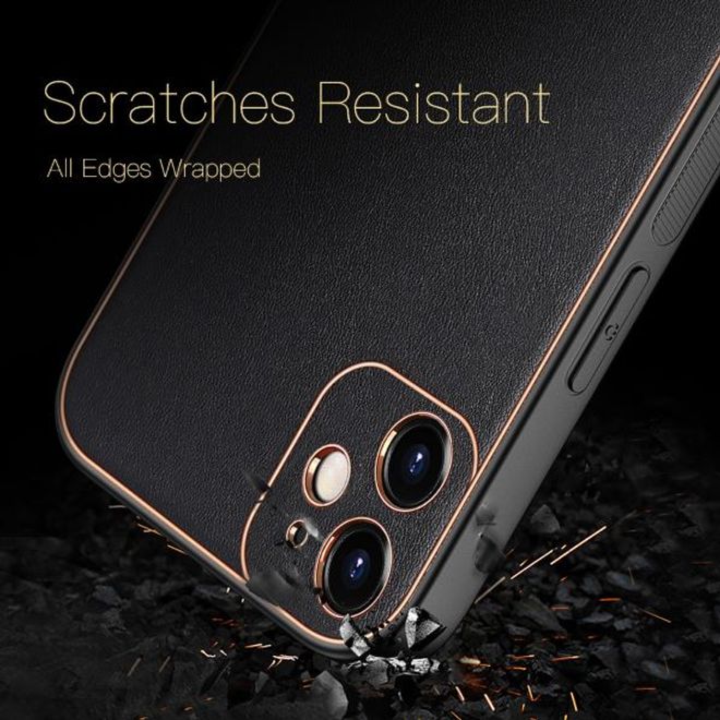 Dux Ducis - iPhone 12 mini Hülle - Edles Hardcase - Yolo Series - schwarz
